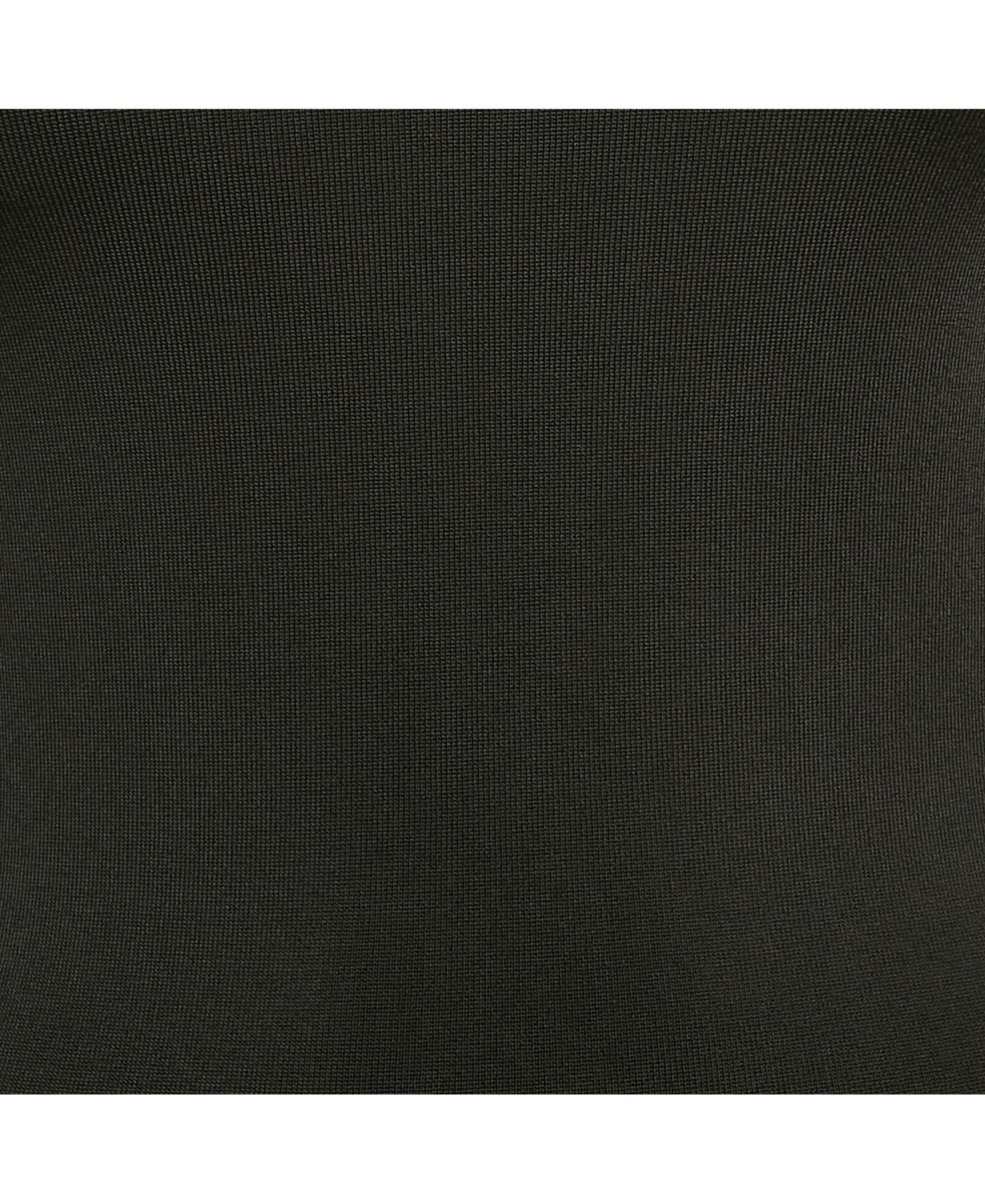 Pre-Owned Off-White Women's Black Rib Knit Back Open Fitted Top