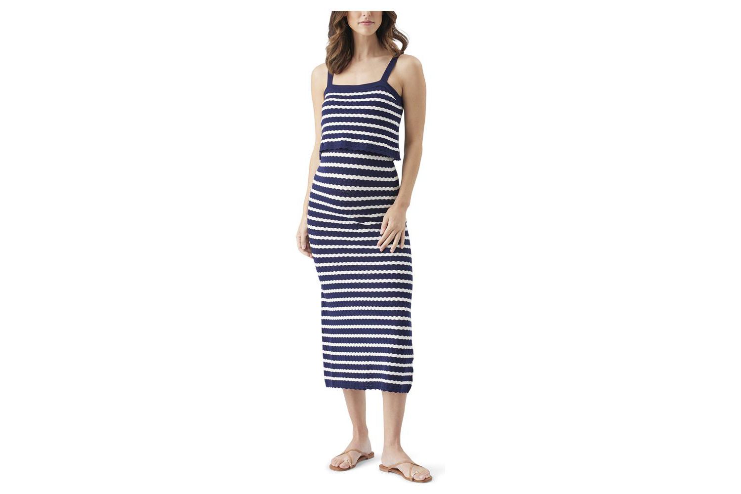 Women's Ripe Pointelle Knit Nursing Dress