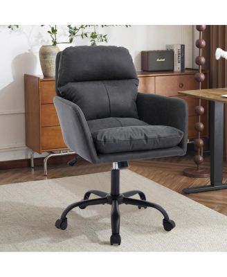 Streamdale Office chair, PU leather, adjustable height, Black