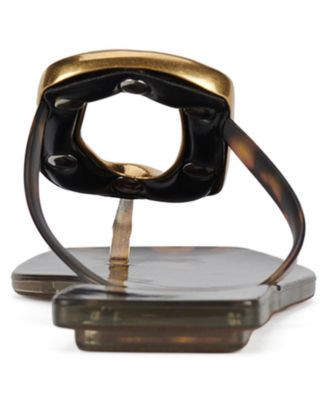 Womens Linques-J Embellished Jelly Flat Sandals