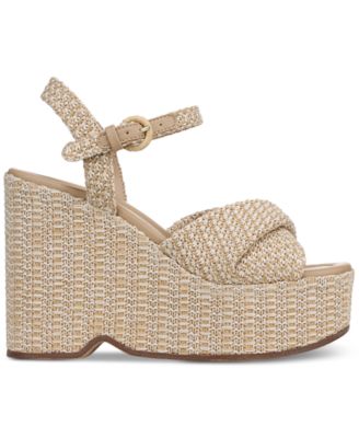 Women's Joanne Platform Raffia Wedge Sandals