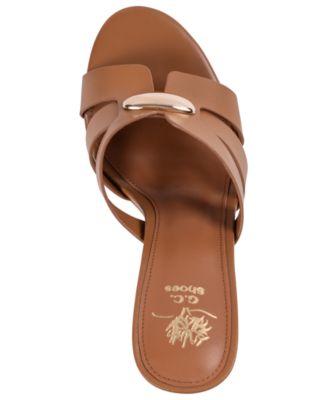 Women's Verona Metal Accent Block Heel Dress Sandals