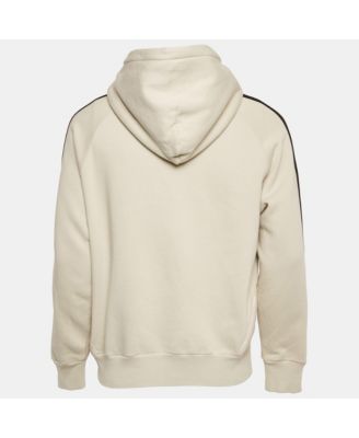 Men's X Adidas Grey Cotton And Puffer Trim Hoodie