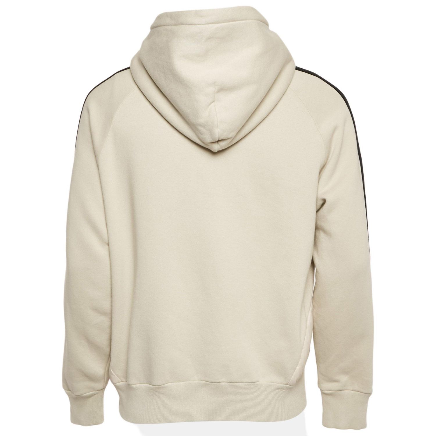 Men's X Adidas Grey Cotton And Puffer Trim Hoodie