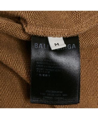 Men's Brown Cotton Oversized Hoodie