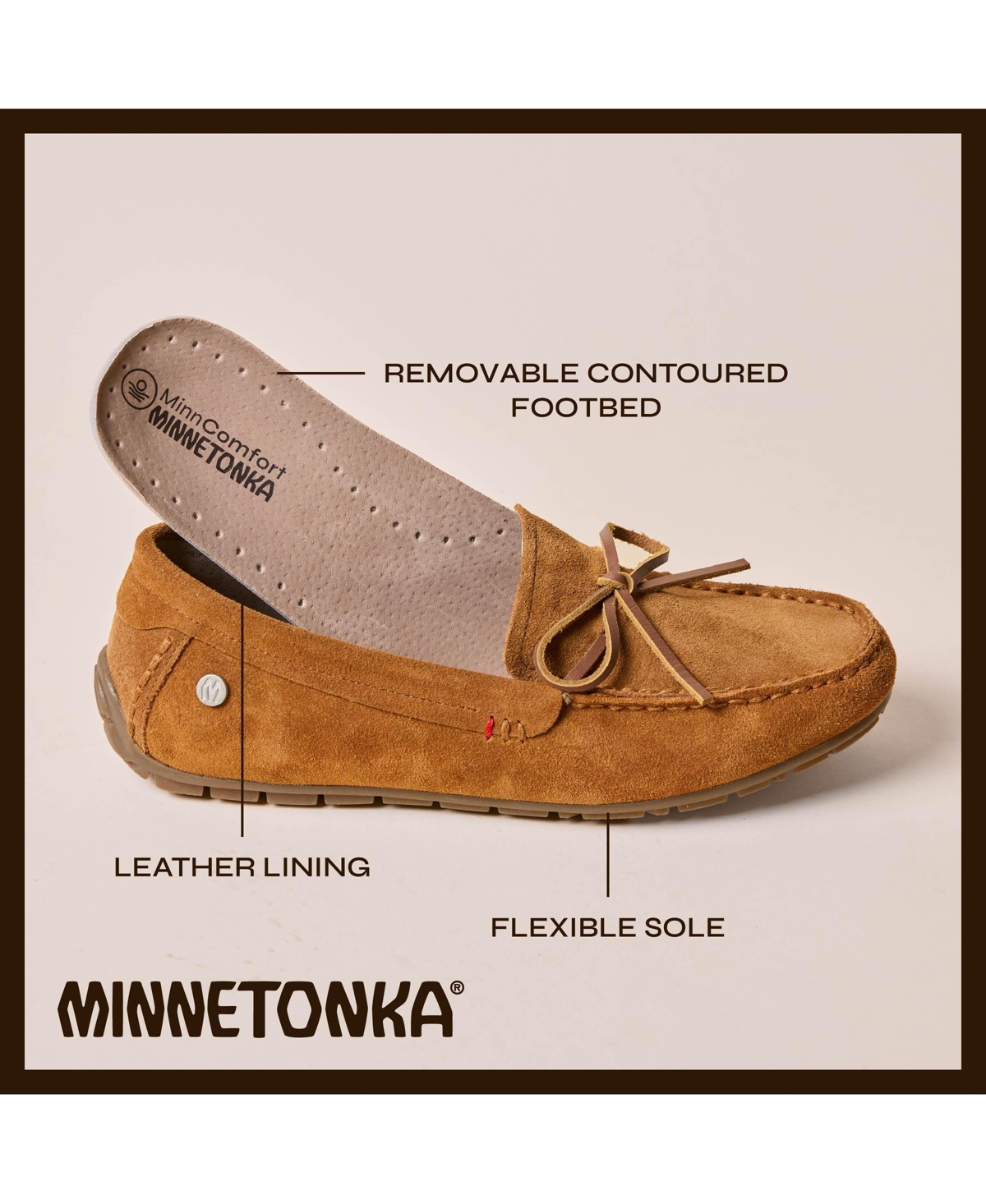 Minnetonka Women's Suede Loafer Moc Flats