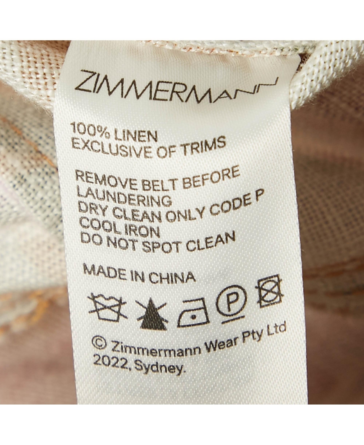 Pre-Owned Zimmermann Women's Brown Floral Print Linen Jumpsuit