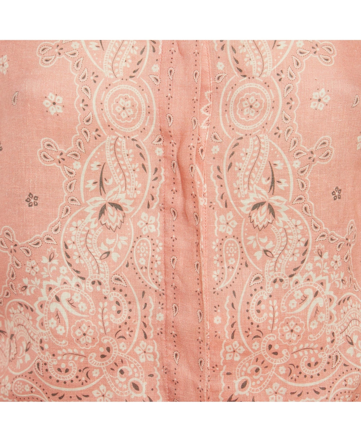 Pre-Owned Zimmermann Women's Pink Paisley Print Linen Set
