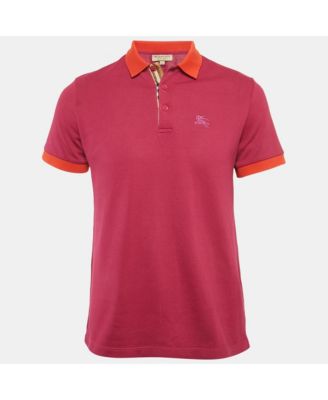 Men's Pink Pique Polo T-Shirt