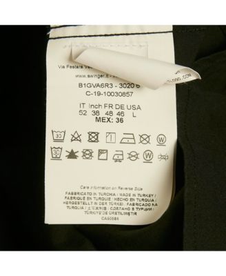 Men's Jeans Couture Black Printed Cotton Shirt