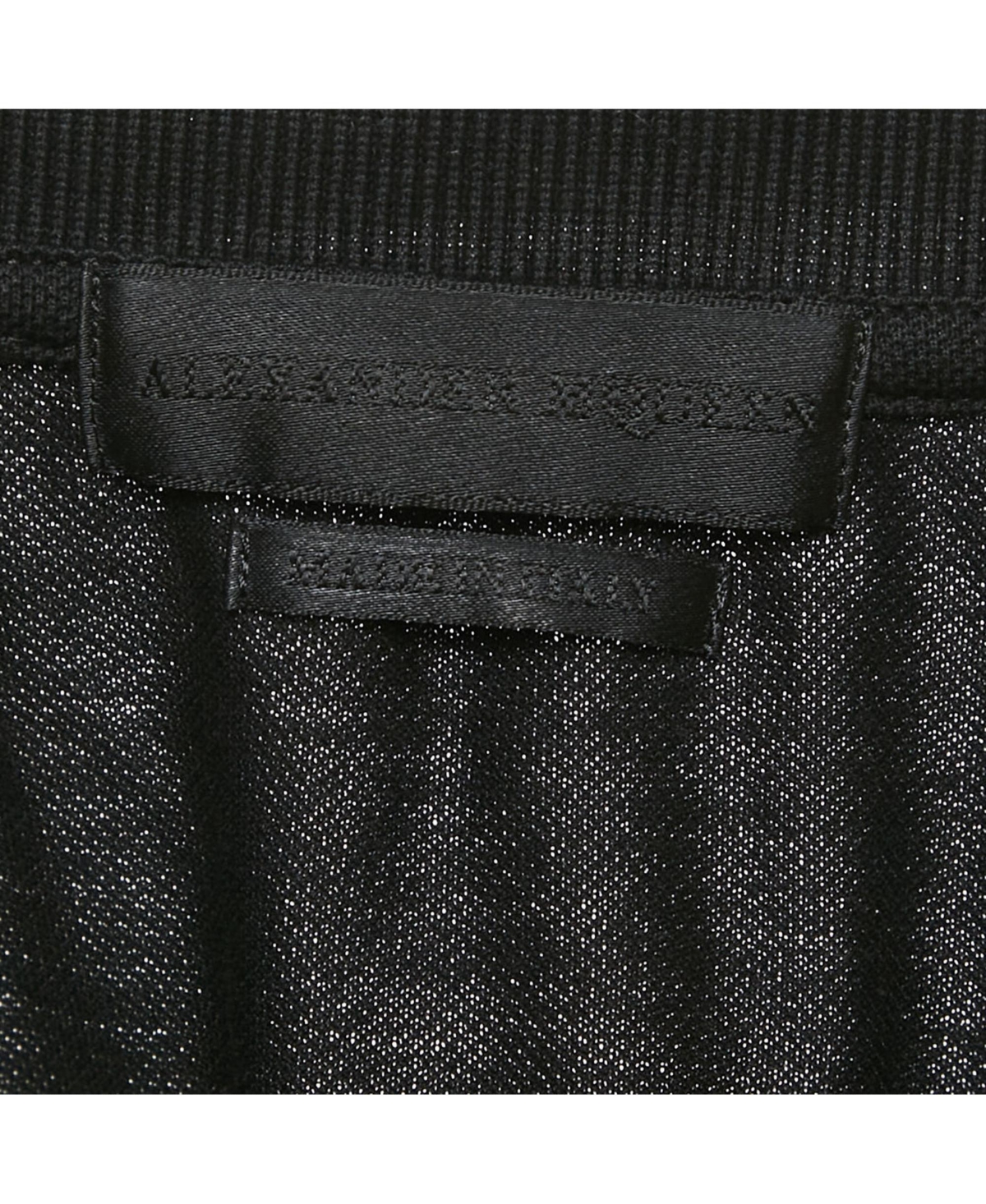 Pre-Owned Alexander Mcqueen Men's Black Jersey Polo T-Shirt