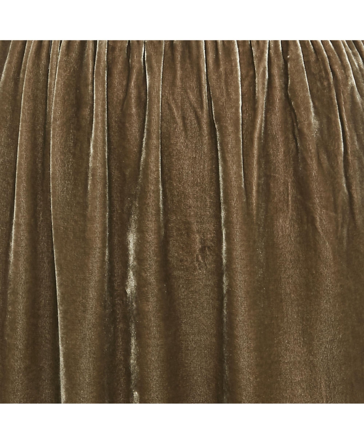 Pre-Owned Zadig & Voltaire Women's Green Lace Trim Velvet Joslin Midi Skirt