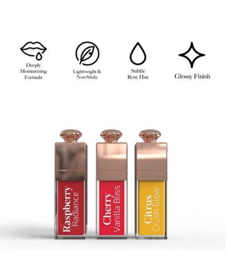 Anti-Aging Serum Set & Nourishing Lip Oil Trio