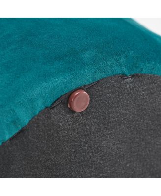 Luxurious Velvet Nesting Ottomans (Set of 2)