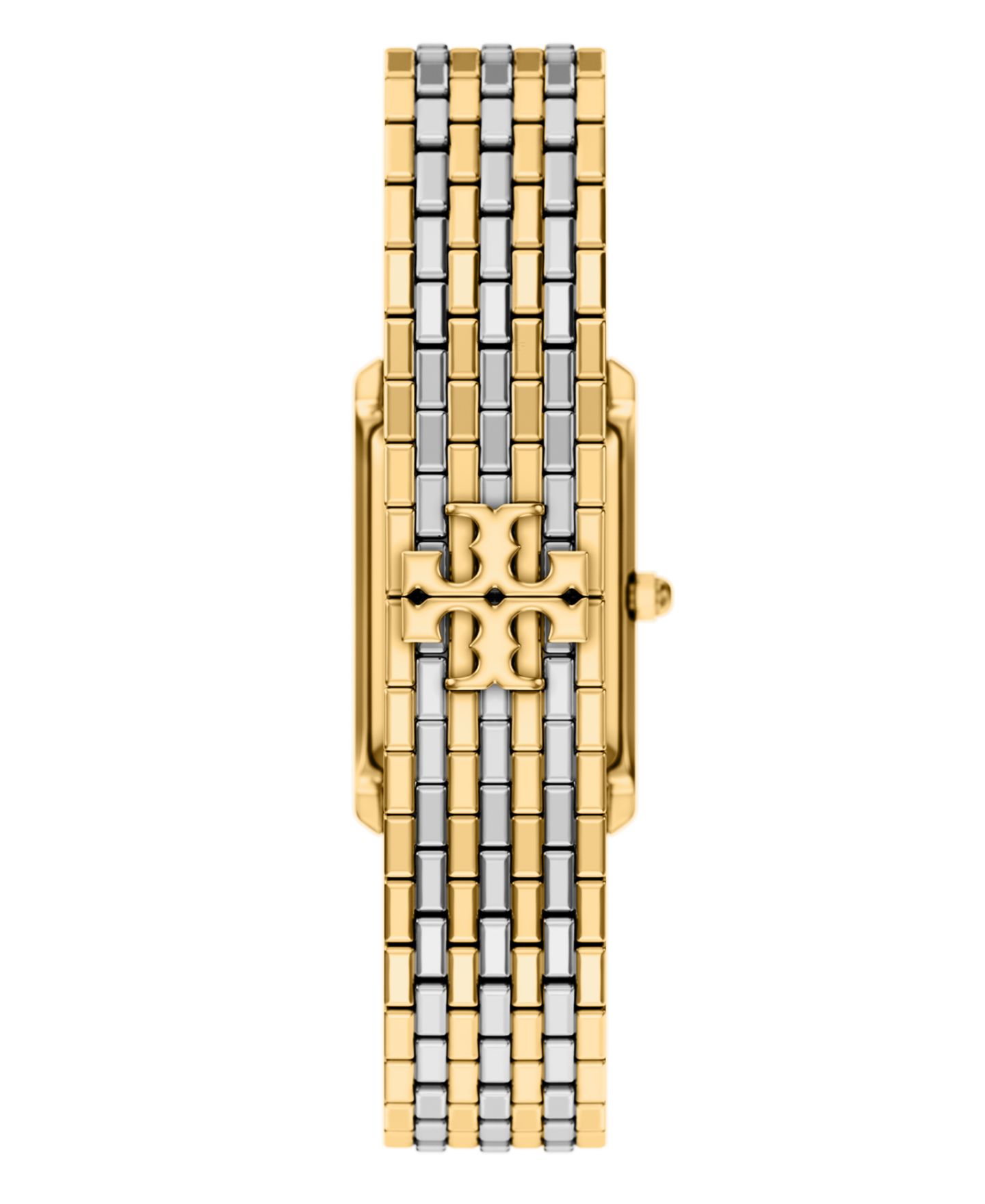 Женские часы Tory Burch The Eleanor Slim Quartz Two-Hand Two-Tone Stainless-Steel Watch, 22mm — фото 3