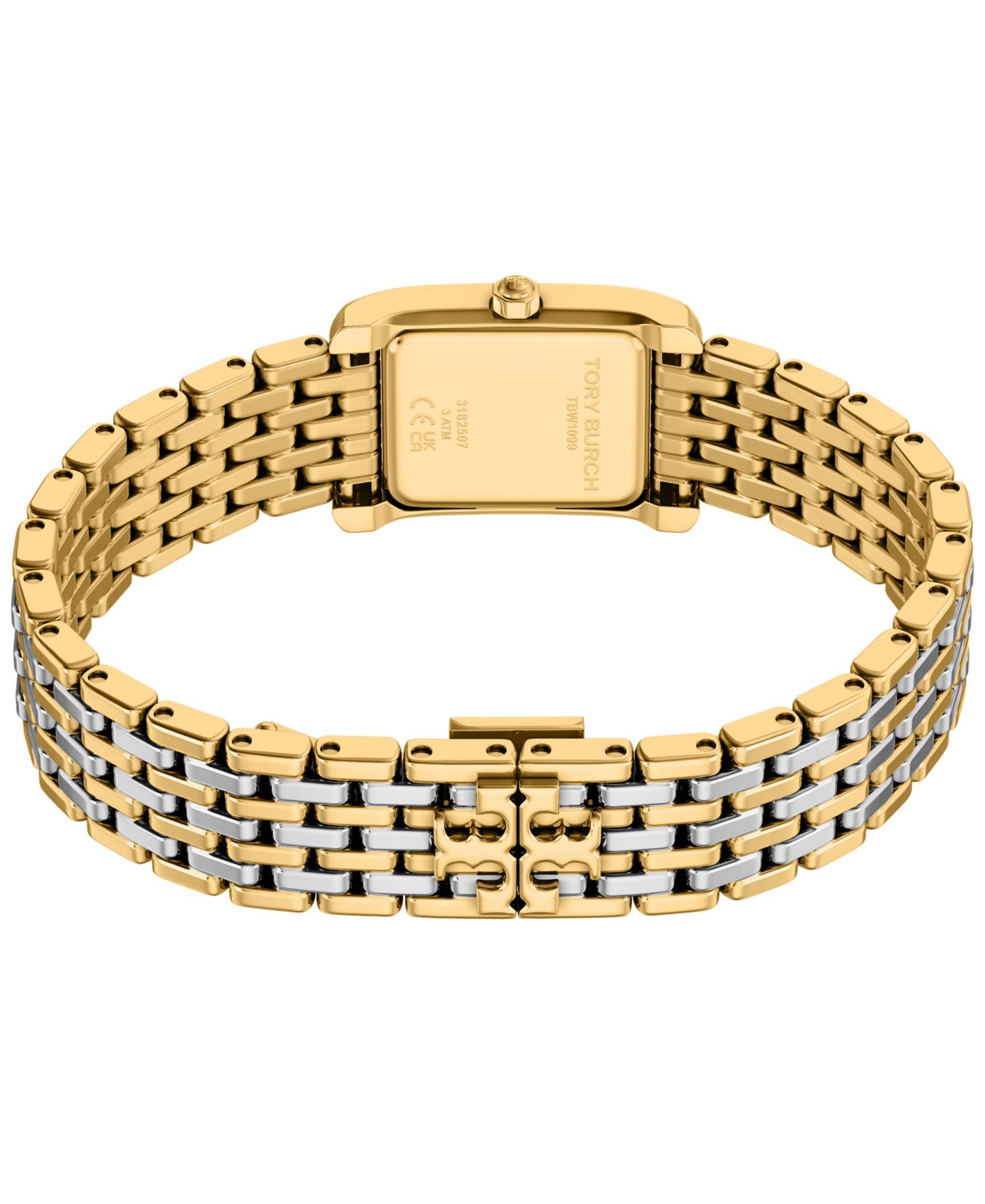 Женские часы Tory Burch The Eleanor Small Quartz Two-Hand Two-Tone Stainless-Steel Watch, 22mm — фото 4