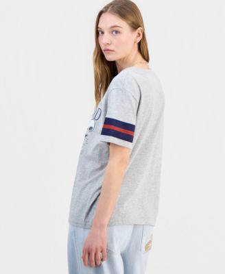 Juniors' Snoopy Cape Cod Graphic T-Shirt