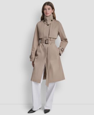 Women's Top Collar Utility Raincoat