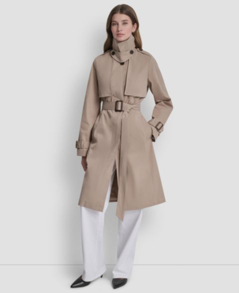 Женские куртки DKNY Top Collar Utility Raincoat