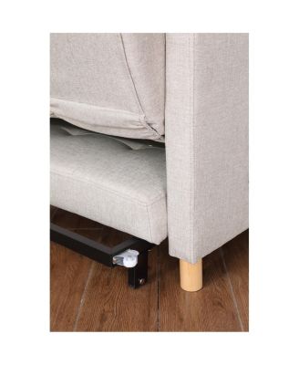 Convertible Sleeper Sofa Chair Bed with Pillow