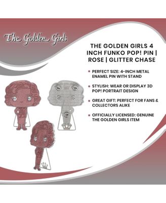 The Golden Girls 4 Inch Funko POP! Pin| Glitter Chase