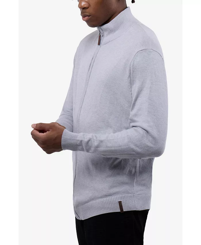 Men's SPRING + MERCER Full Zip Mock Neck Sweater - thumbnail 3