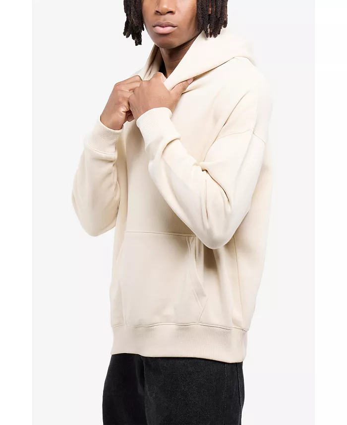 Men's Oversized Drop-Shoulder Long-Sleeve Pullover Hoodie - thumbnail 4