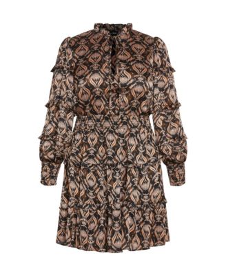 Women's Ruffle Fan Dress