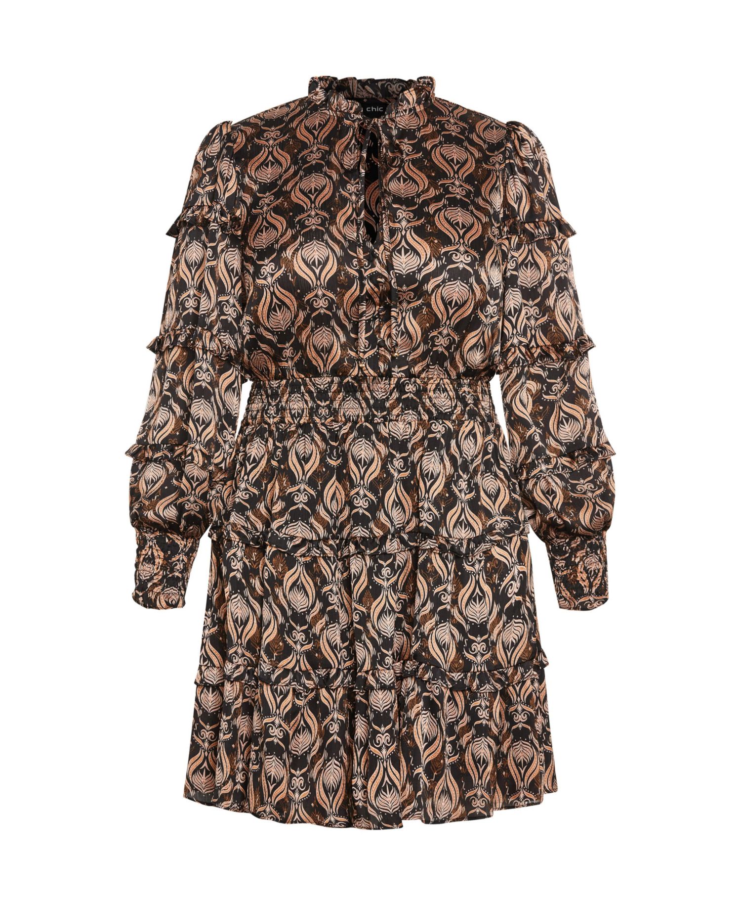 Women's Ruffle Fan Dress