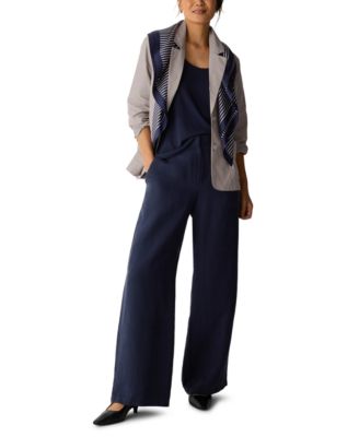 Women's High-Waist Wide-Leg Trousers