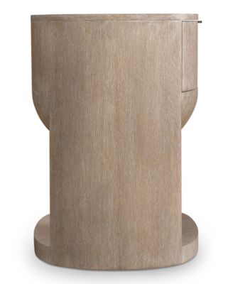 Loggia 34" Wood USB-Charging Nightstand