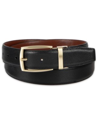 Men's Luxury 2-In-1 Reversible Pebbled Leather Belt