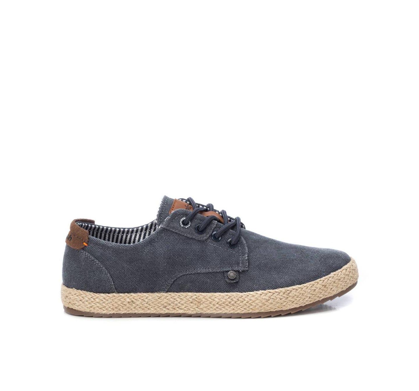 Мужские туфли XTI Casual Jute Wrapped Sole Oxfords, цвет: Тёмно-синий — фото 2