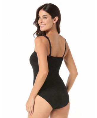 Women's Contours Galena Bandeau Neck One-Piece Swimsuit