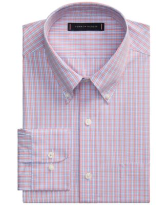 Men's Multi Plaid Long-Sleeve Dress Shirt