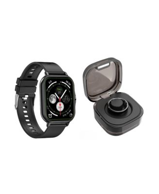 Smart Watch And Wellness Ring Bundle - Bluetooth Calling, Fitness Tracking And 24/7 Health Monitoring