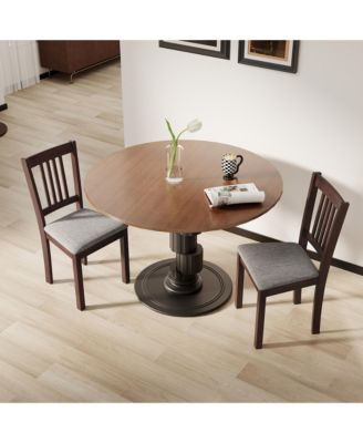 Dining Chairs Set of 2, Linen Upholste Kitchen Chairs,