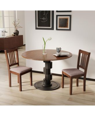 Dining Chairs Set of 2, Upholste Kitchen Chairs, Taupe