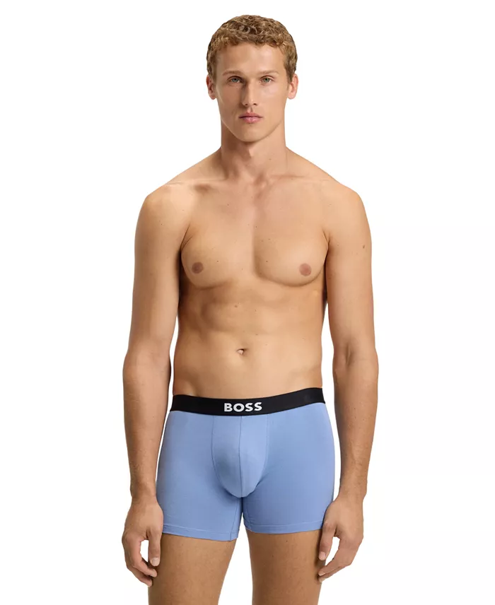 Men's 3-Pack Stretch Cotton Boxer Briefs - thumbnail 7