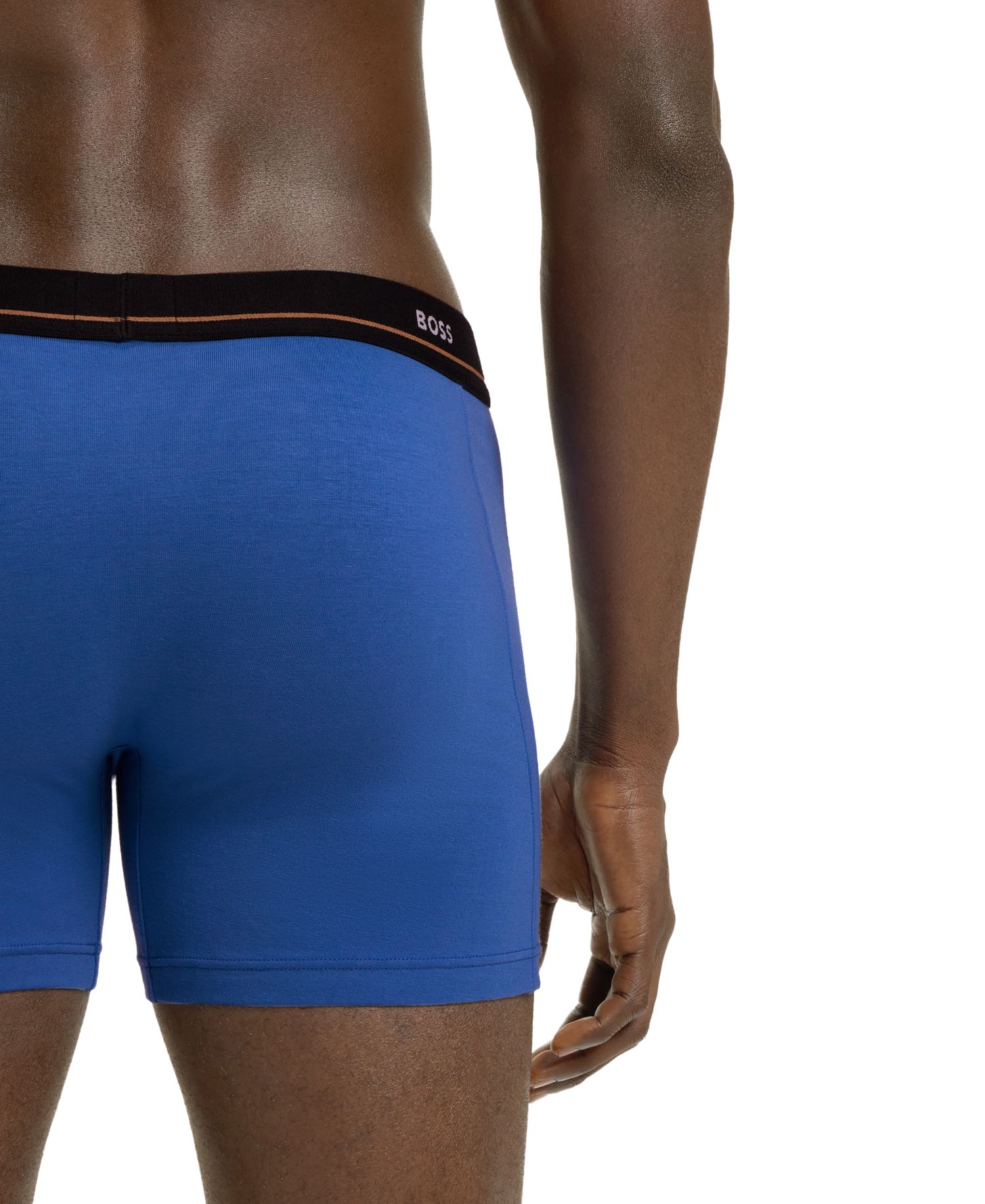 Men's 5-Pack Essential Stretch Cotton Boxer Briefs
