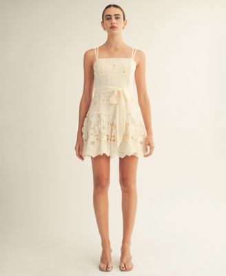 Women's Square Neck Mini Dress