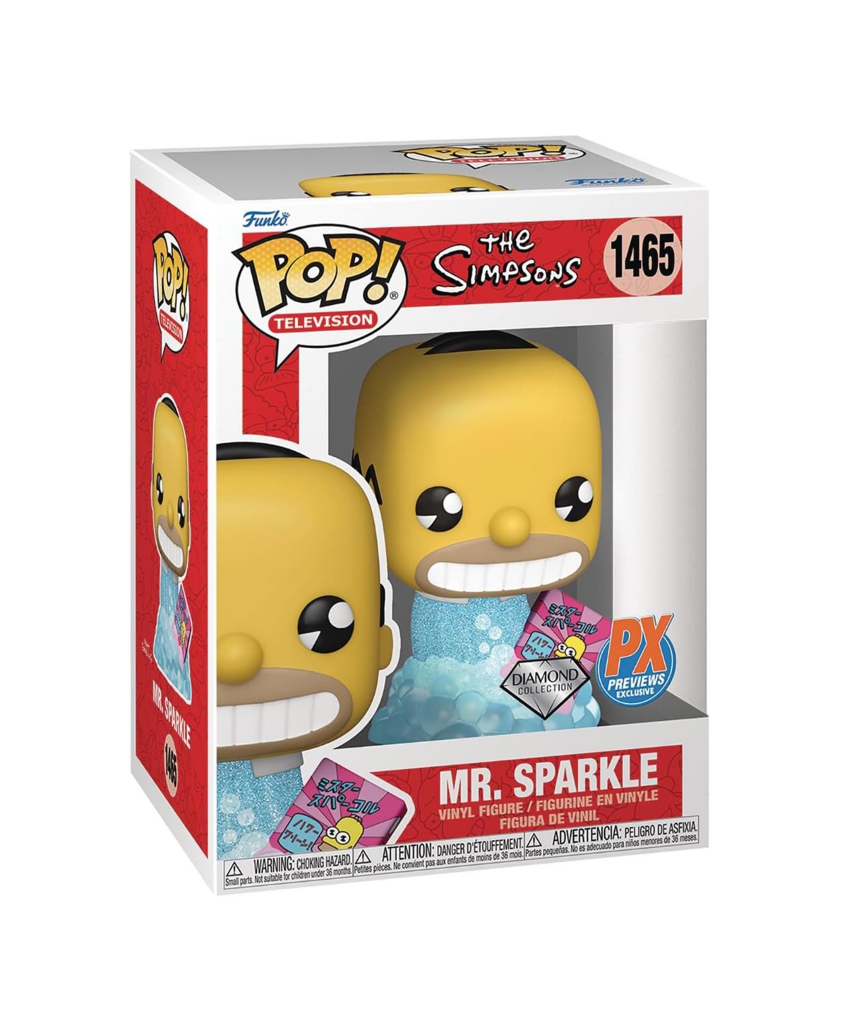 Funko The Simpsons Pop | Diamond Glitter Mr. Sparkle