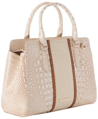 Large Finley Leather Satchel Handbag