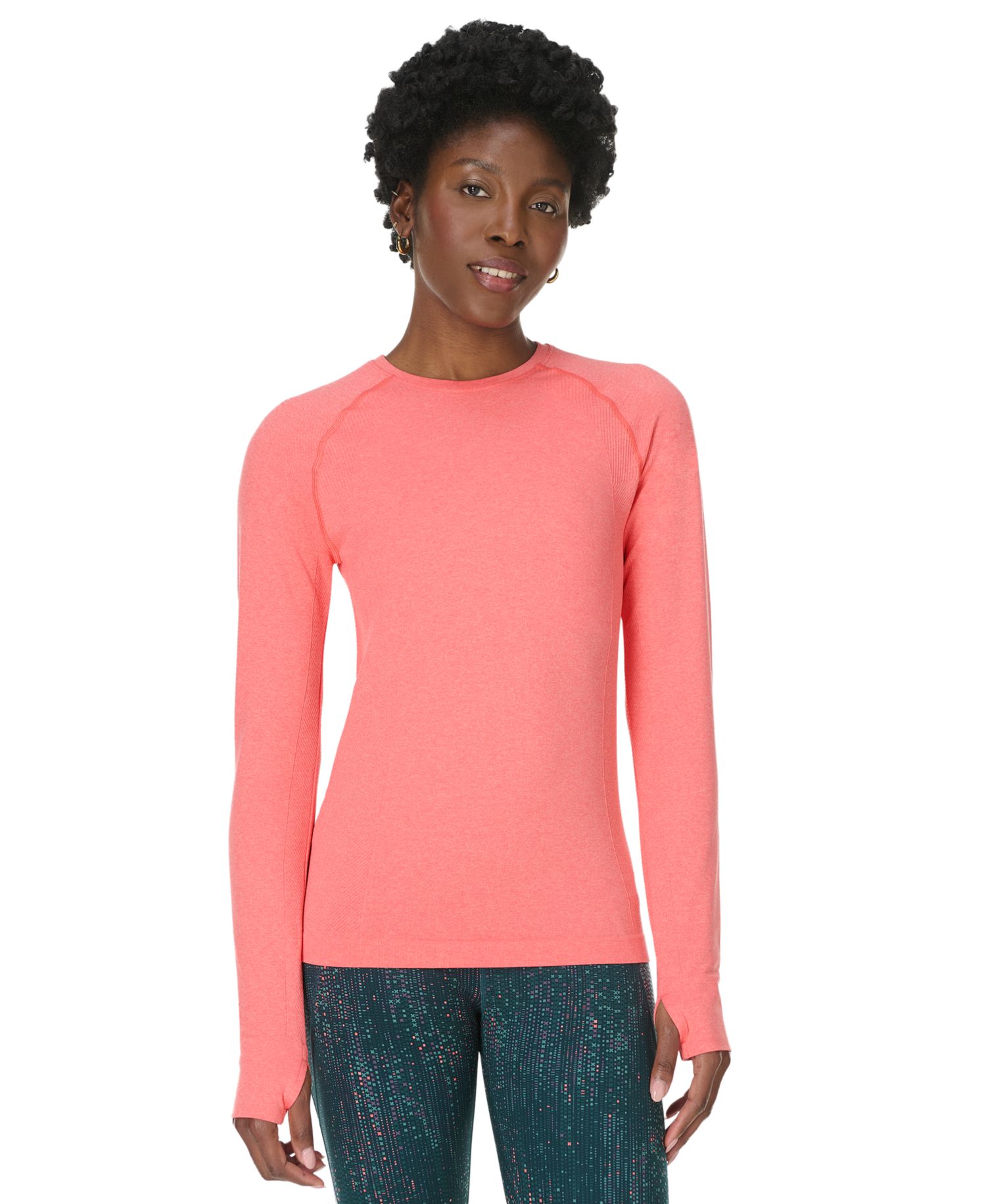 Women's Athlete Seamless Workout Long-Sleeve Top