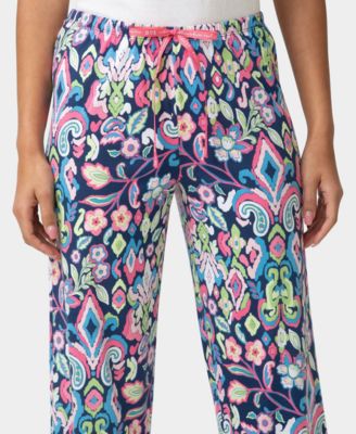 Women's Springs Arrival Ikat Printed Mid-Rise Pants