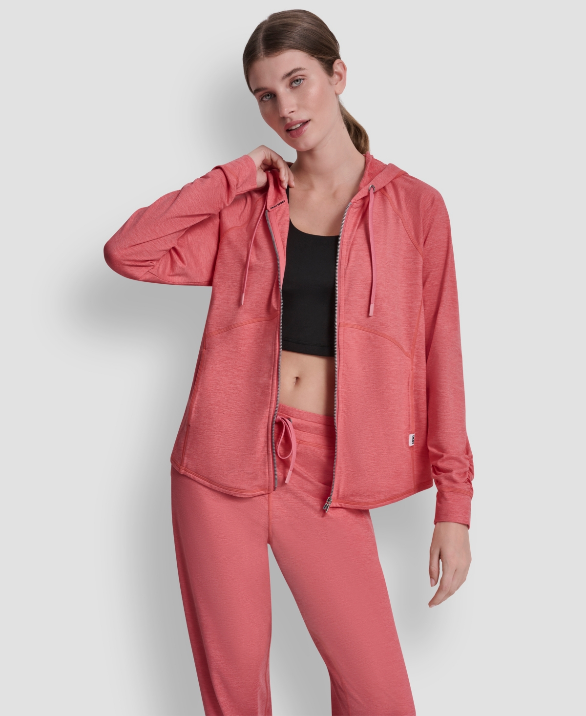 Dkny Women's Full-Zip Long-Sleeve Hoodie