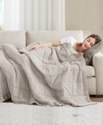 Windom Lightweight Down Alternative Satin Trim Blanket, King