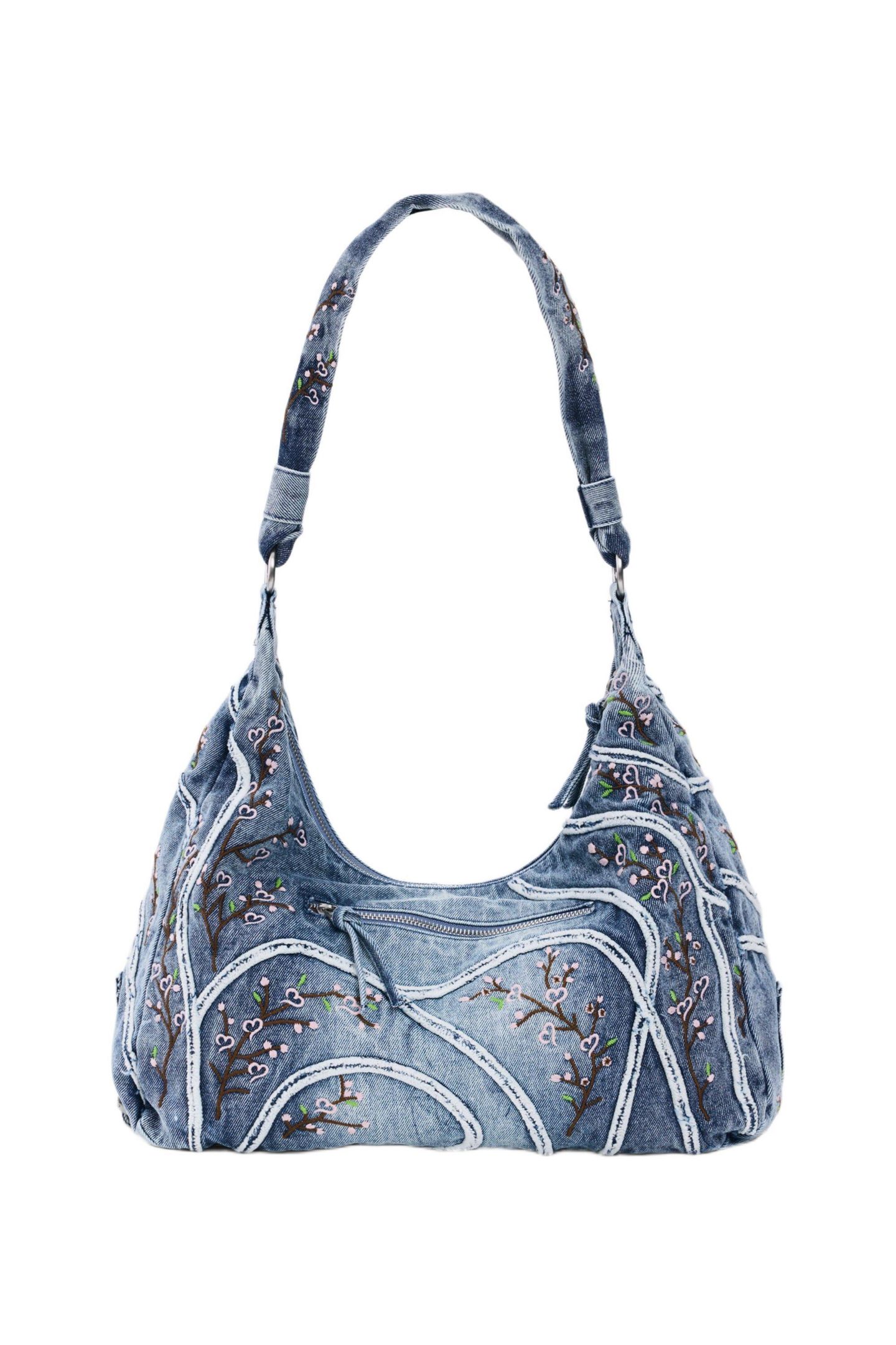 Женская сумка Desigual Denim bag buckles, цвет: Средний синий — фото 4