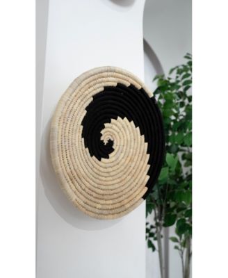 Sabai Grass Wall Basket Decor Boho Hanging Wall Art