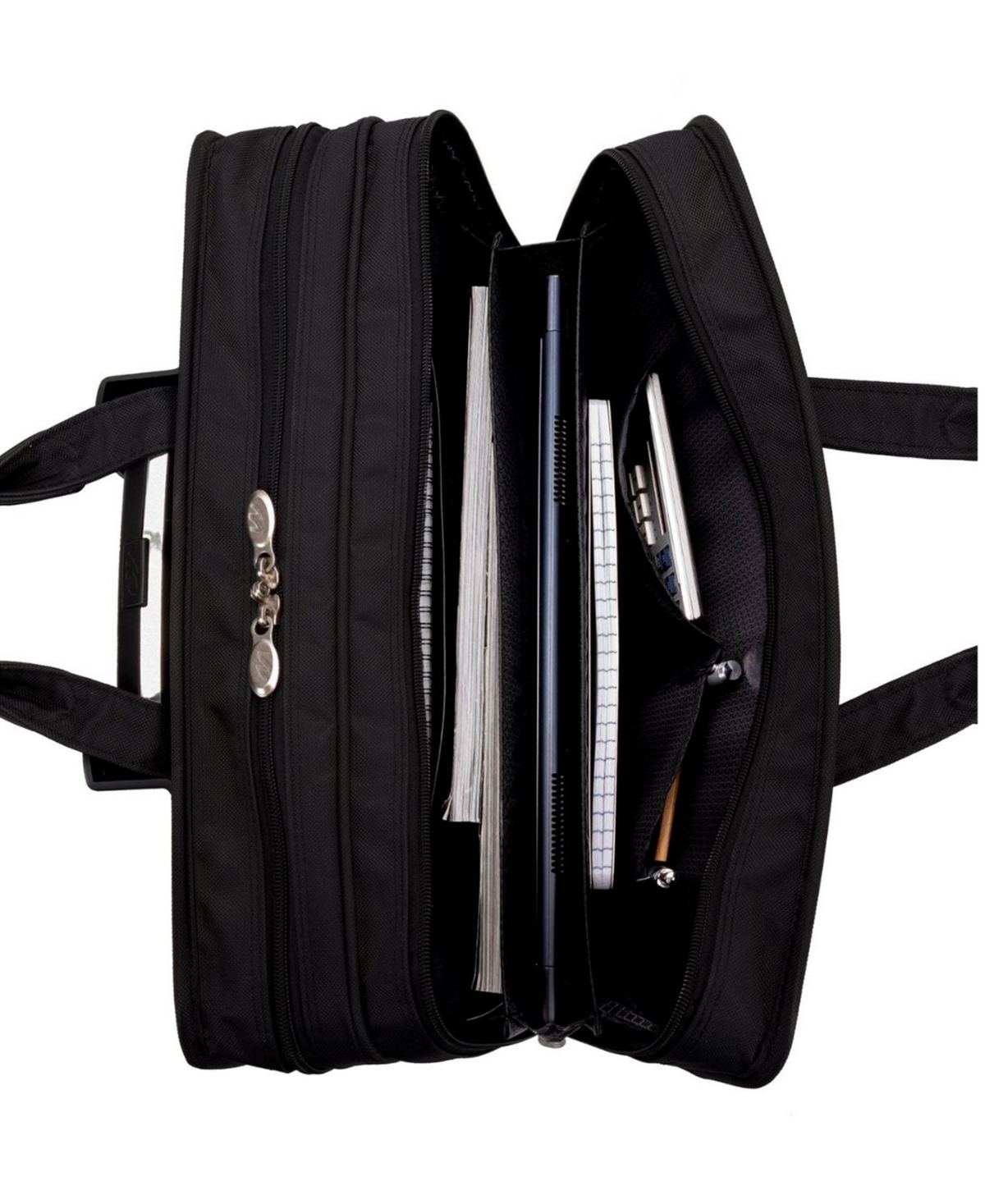 McKlein Franklin 18" Patented Detachable Wheeled Laptop Briefcase